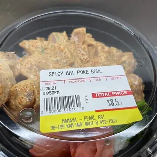 Spicy Ahi Bowl