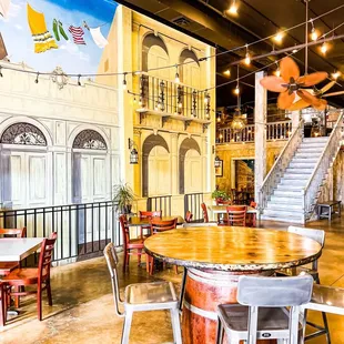 the interior of mambo grill and tapas