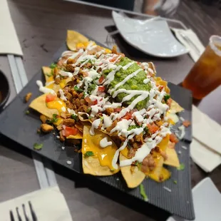 Chicken nachos. Tasty.