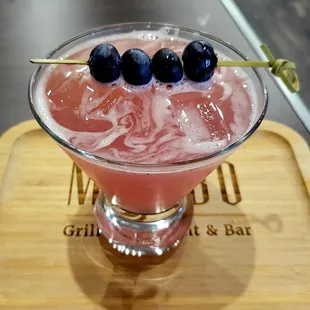 Blueberry Margarita.