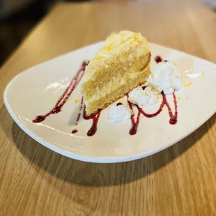 Limone mascarpone cake. Light and full of flavor.