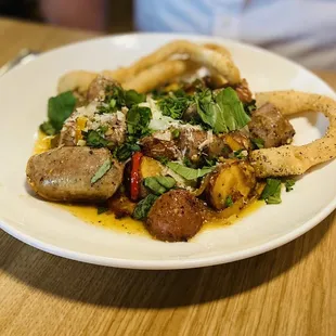 Salsicce Con Peperoni E Cipolla