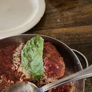 Meatball appetizer.