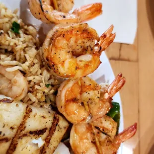 Shrimp skewer