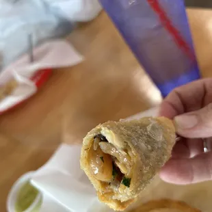Empanadas Costeas with shrimp, black beans &amp; cheese