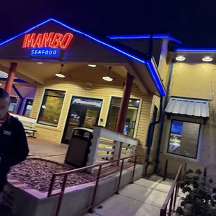 Front of restaurant