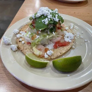 Seafood Tostada*