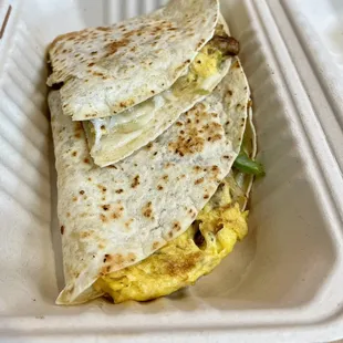Great breakfast quesadilla