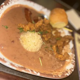 Red Beans &amp; Rice with Crispy Chicken