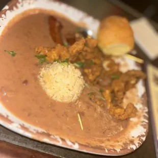 Red Beans &amp; Rice with Crispy Chicken