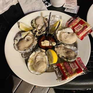 Fresh Oysters on the Half Shell
