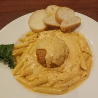 Crab Cake Pasta