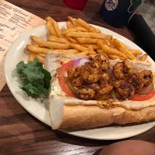 Fried or Blackened Shrimp Po-Boy