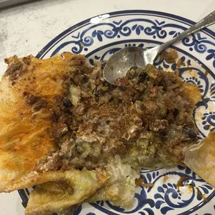 Ordered the Super Burrito with asada . I was pretty disappointed. There&apos;s no reason why the asada should be so Damm greasy ! ):