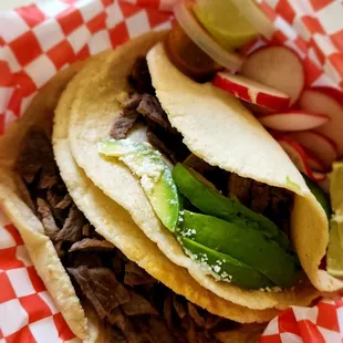 Tacos de cecina