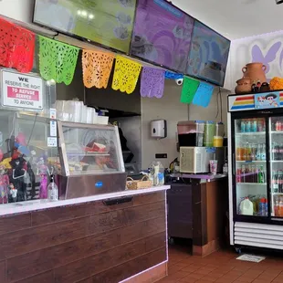 the inside of the restaurant