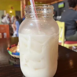 Horchata. Very rarely see it. So glad they have it.