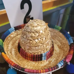 Cute touch on the tables