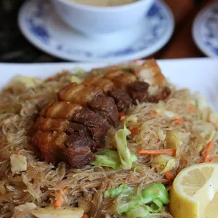 a plate of food