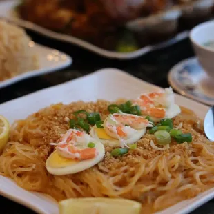 a close up of a plate of food