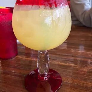 House Margarita made with lime juice!