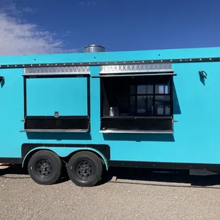 Just look for the blue trailer