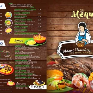 Menu side 1