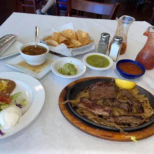 Lunch fajitas