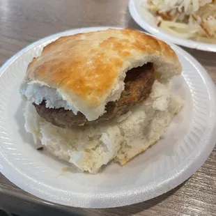 Sausage biscuit