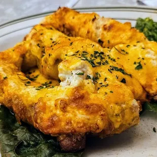 Lobster and Cheese covered Pretzel. Amazing!