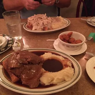 Open Faced Turkey Sandwich