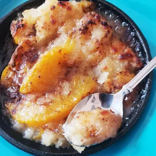 Peach cobbler