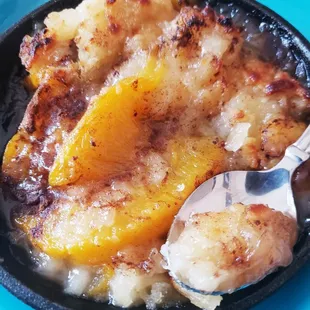 Peach cobbler