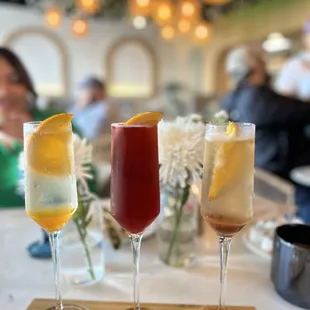 Tropical mimosa flight