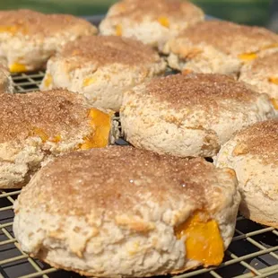 biscuits on a cooling rack