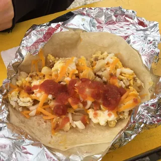 Bean and Cheese Breakfast Taco