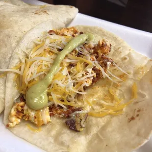 Chorizo egg and cheese! So good.