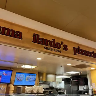 the front of the restaurant