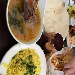 Lamb shank stew