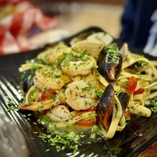 Seafood pasta