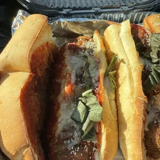 Meatball Parmigiana Sub