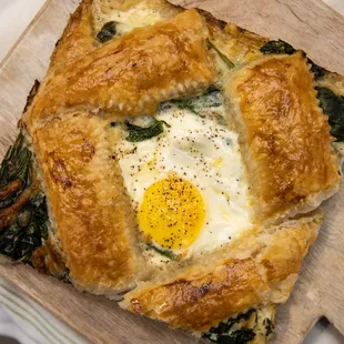 an egg in a puff pastry