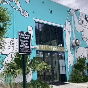 back entrance outside