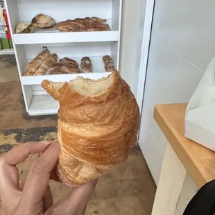 Stale croissant