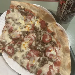 Pepperoni &amp; Sausage pizza
