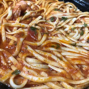 Shrimp Linguini (dinner portion!!!)