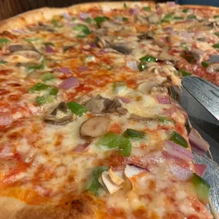 What a pizza! Yum