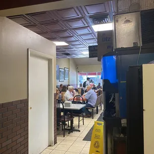 Locals packed in. A good sign