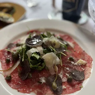 Truffle beef carpaccio was next level good!