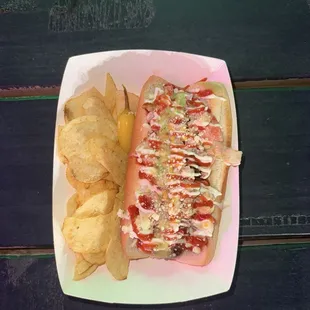 Cowboy hotdog